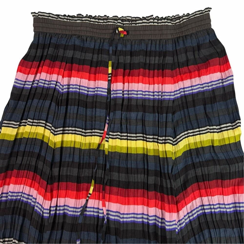 Free People Medium Pleated Hi-Low Skirt Flaws - Picture 3 of 8